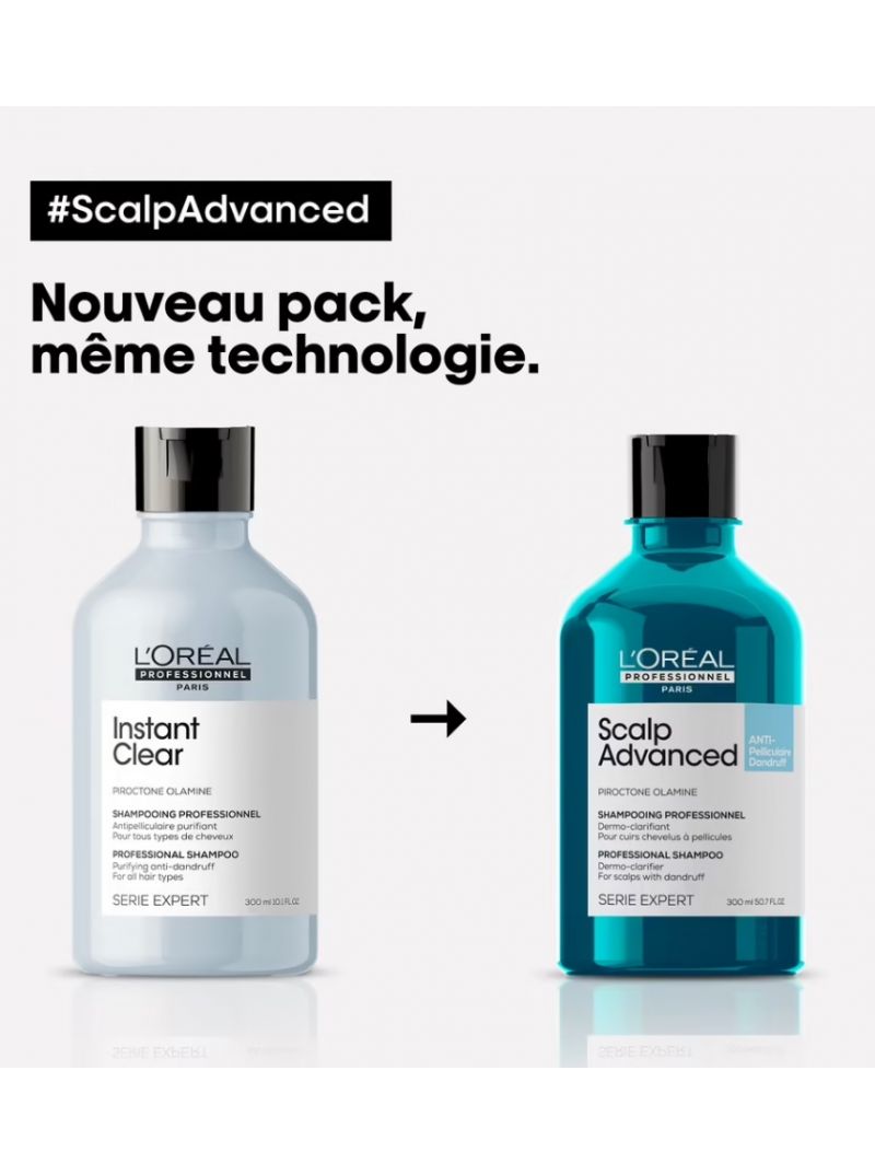 SHAMPOING ANTI-PELLICULAIRE SCALP ADVANCED - L'OREAL PROFESSIONNEL