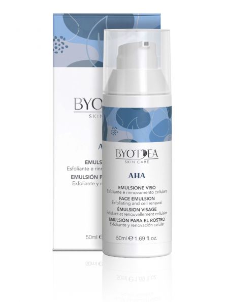 EMULSION VISAGE EXFOLIANTE - GAMME AHA - BYOTEA